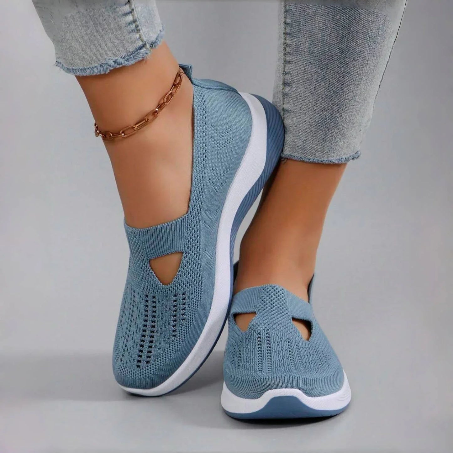 🔥Last Day Promotion 70% OFF🔥- Women's comfortable breathable knitted sneakers