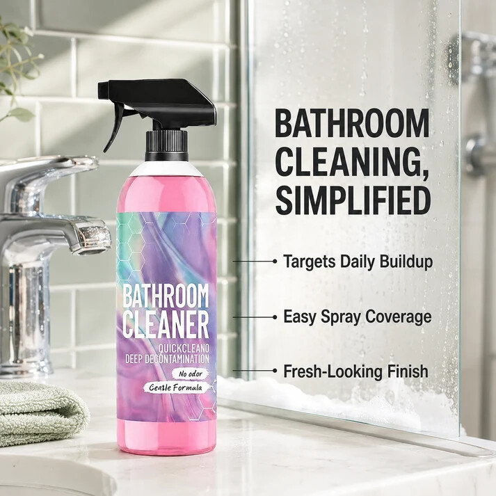 💥Limited Time Only!!!  ✨ Bathroom Cleaner: Sparkle in Seconds, No Harsh Fumes