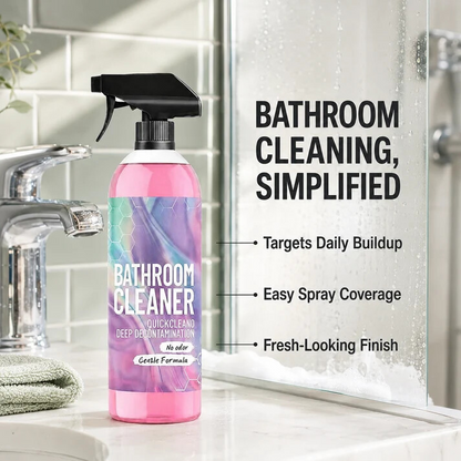 💥Limited Time Only!!!  ✨ Bathroom Cleaner: Sparkle in Seconds, No Harsh Fumes
